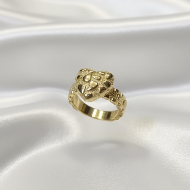 HEART NUGGET RING -