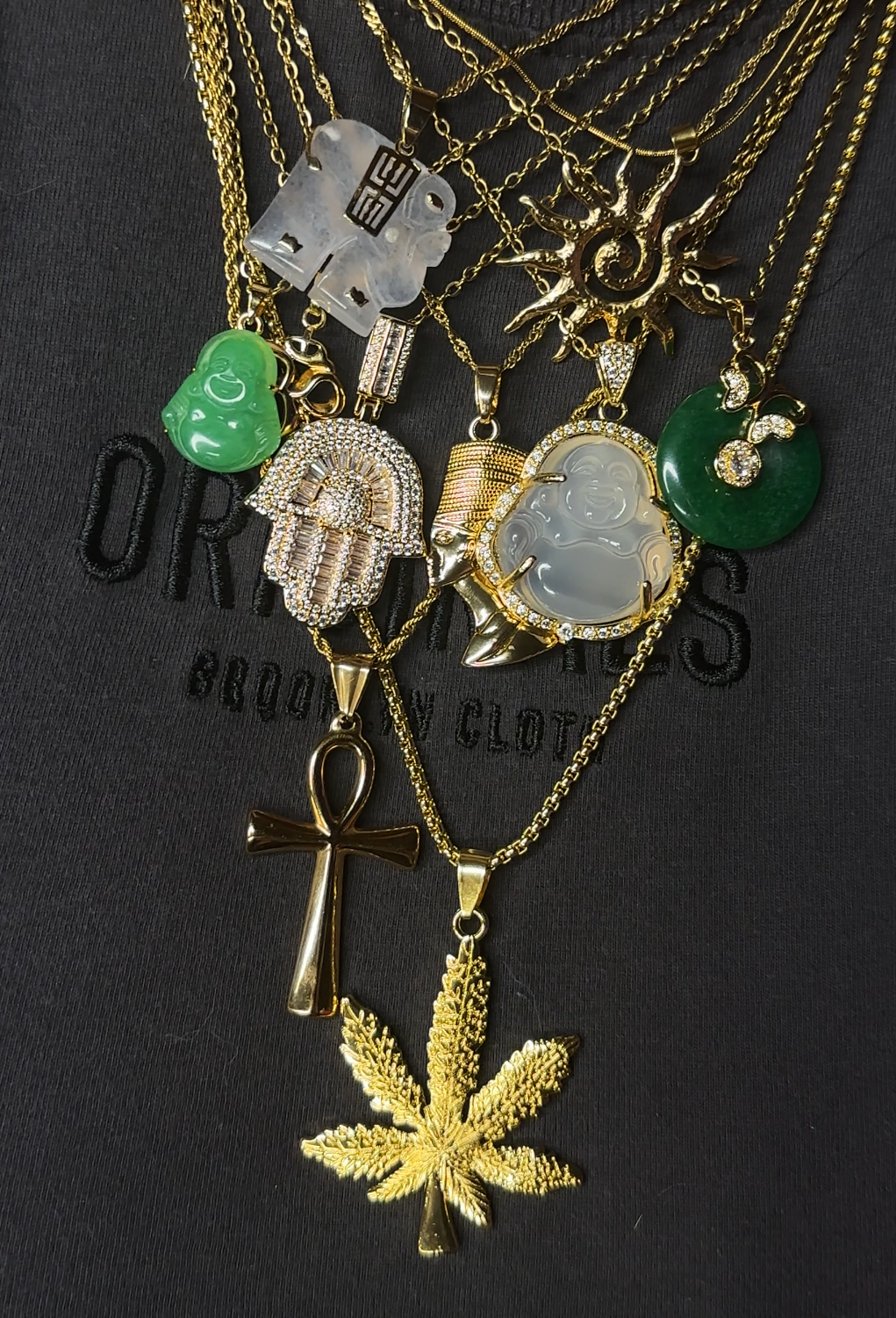 Green Aura 🍀- Necklace Stack