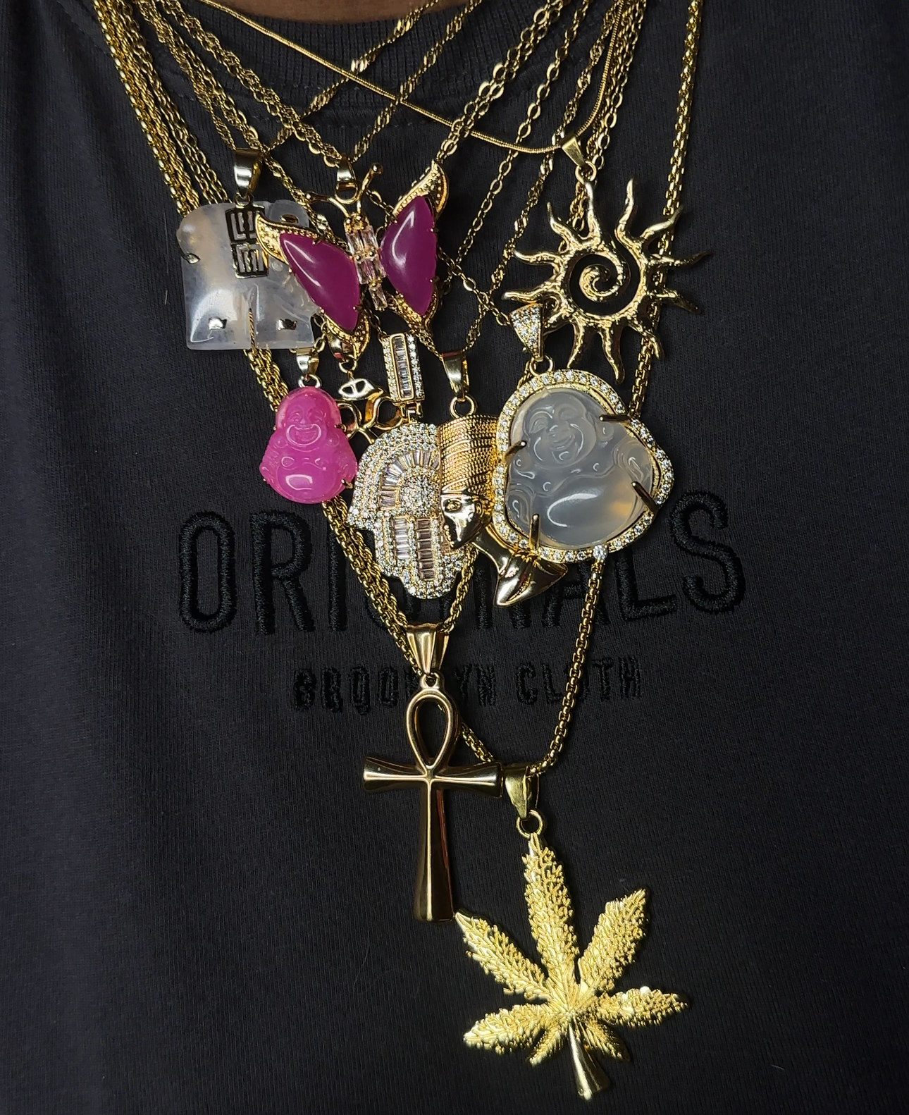 Pink Aura - Necklace Stack