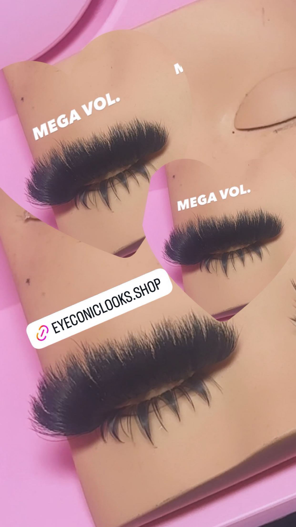 MEGA VOL. 💗— CLUSTER LASH STRIPS