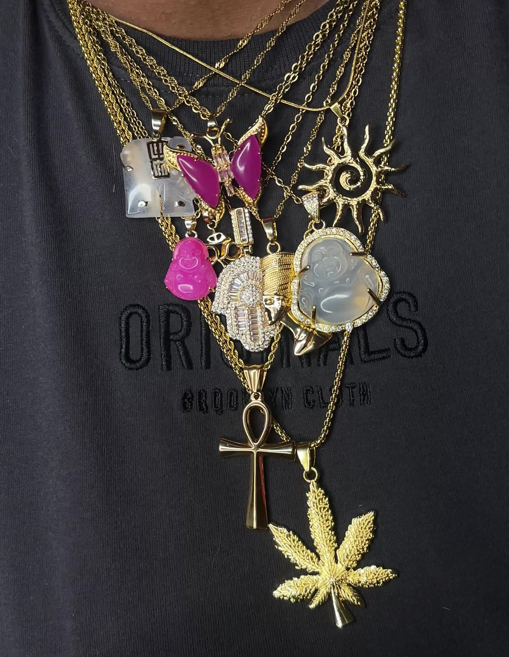 Pink Aura - Necklace Stack