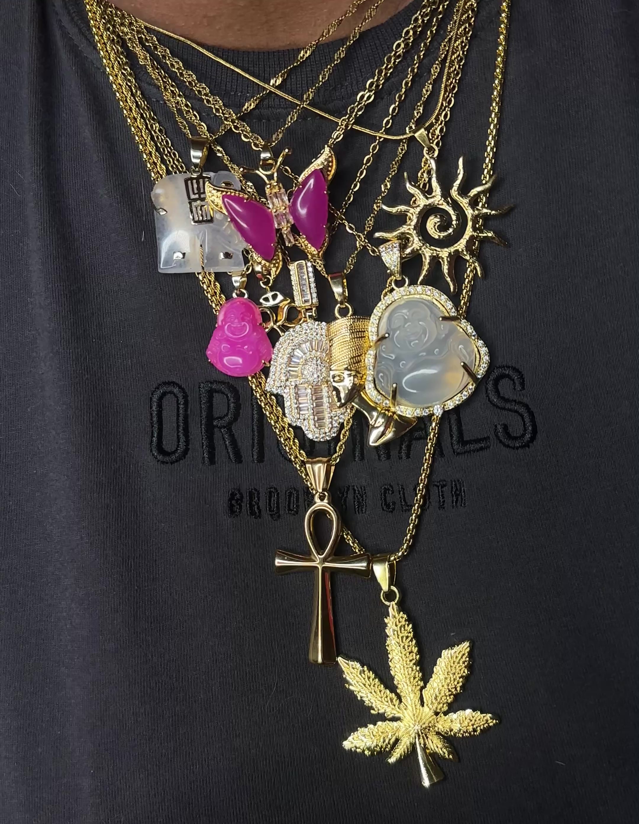 Pink Aura - Necklace Stack